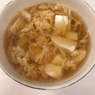 豆腐とふわふわたまごのスープ